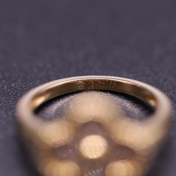 Van Cleef & Arpeel Gold Diamonds Ring - Picture 9 of 10